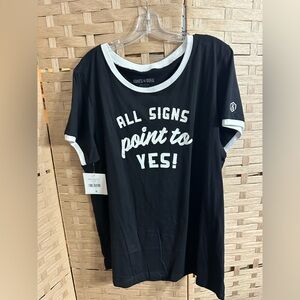 NWT- Sz XXXL Agnes & Dora Graphic Tee Top! So cute!!
